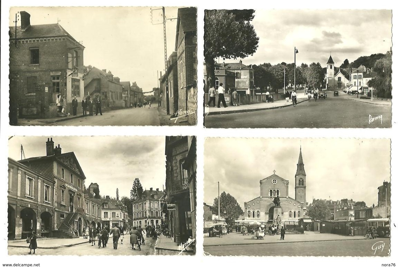 Lot 28 CPSM (14x8,5 ) France  animées,villages et petites villes  voir scans