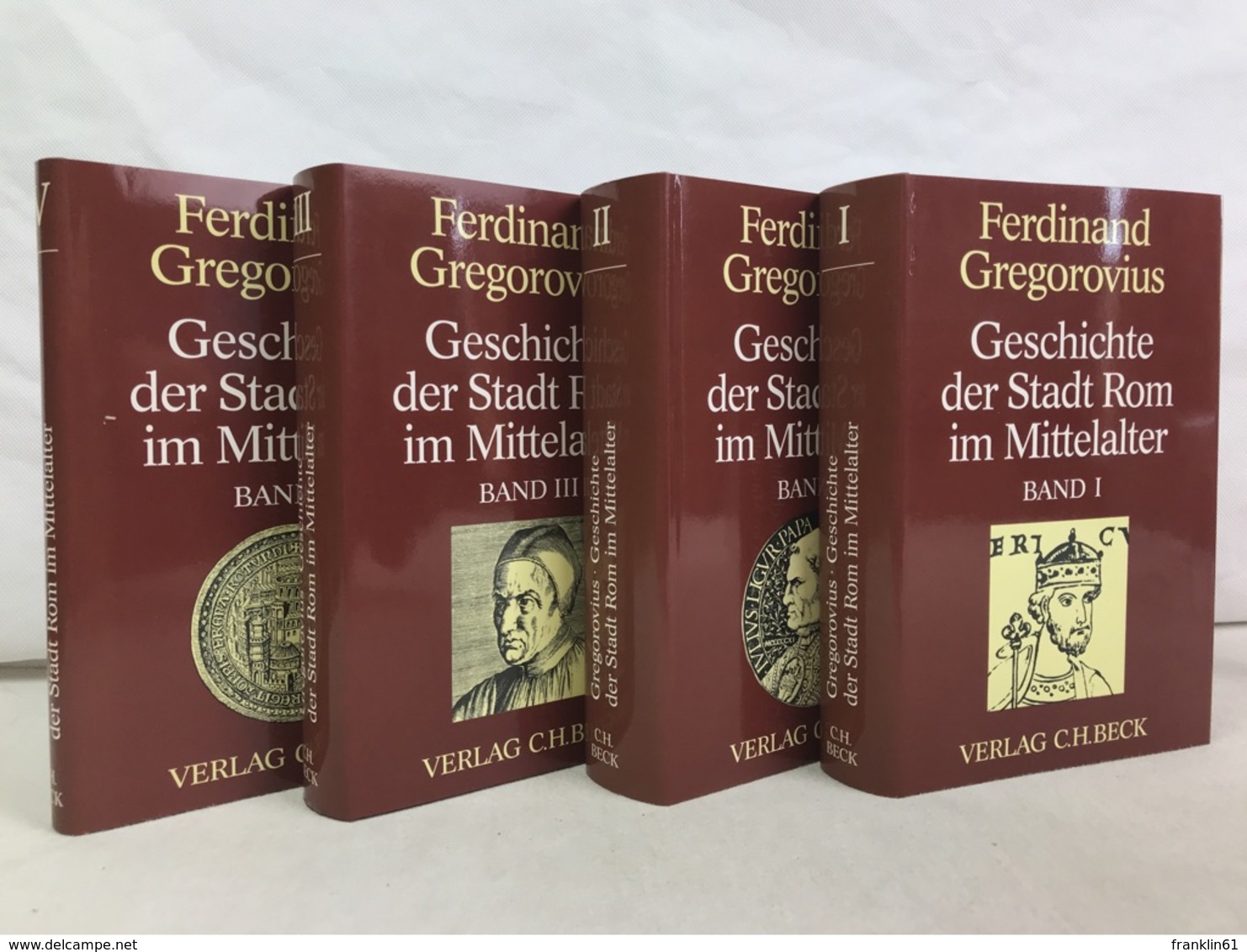 Geschichte Der Stadt Rom Im Mittelalter : Band 1 Bis 4 KOMPLETT. - 4. 1789-1914