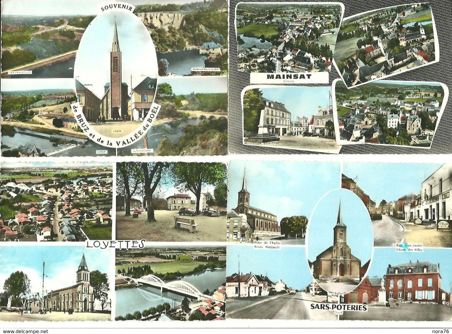 Lot 12 CPSM Multivues  France Petites Villes (voir Scans) - 5 - 99 Cartes