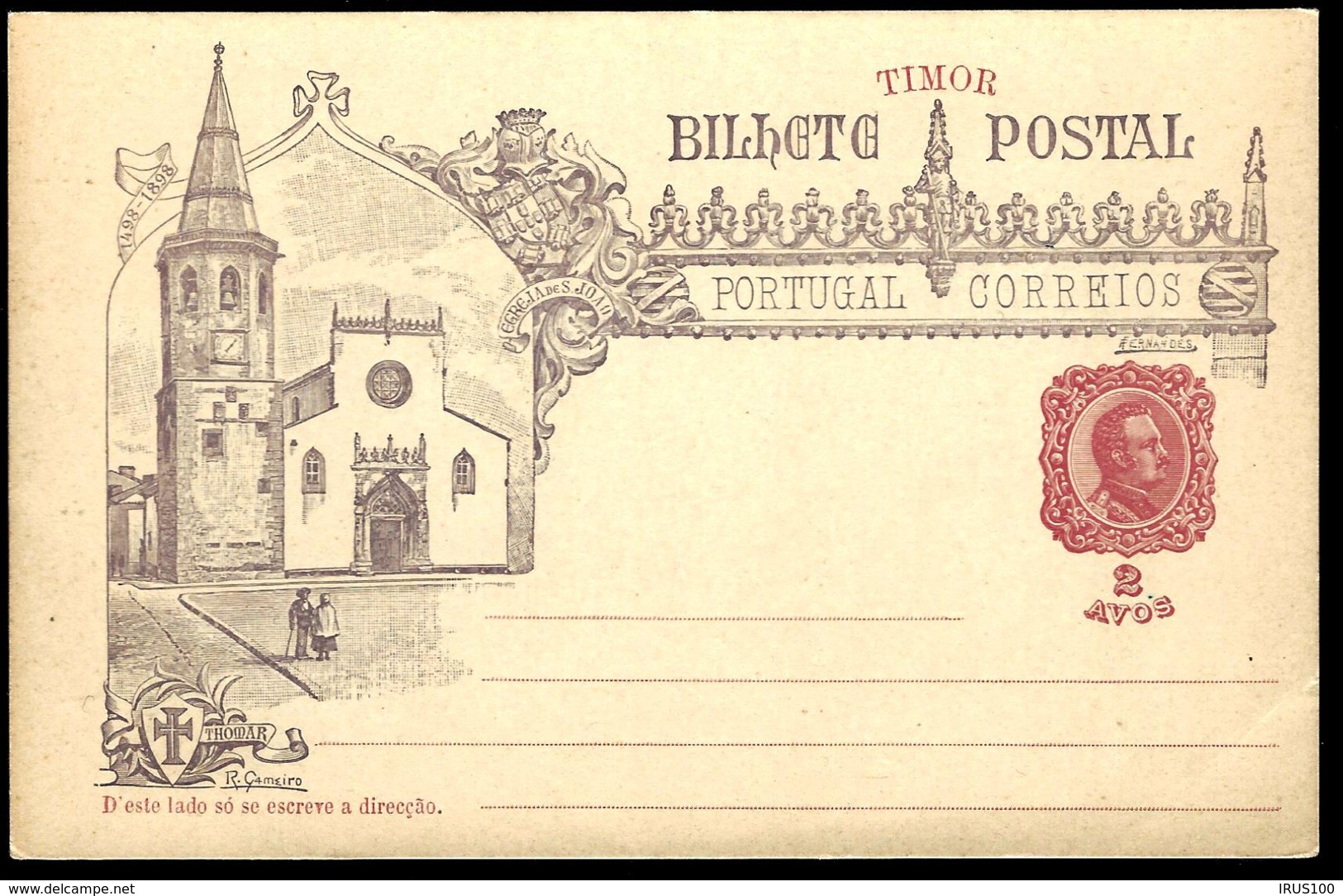 ENTIER POSTAL - TIMOR - PORTUGAL - GANZSACHE - POSTAL STATIONERY - - Autres & Non Classés