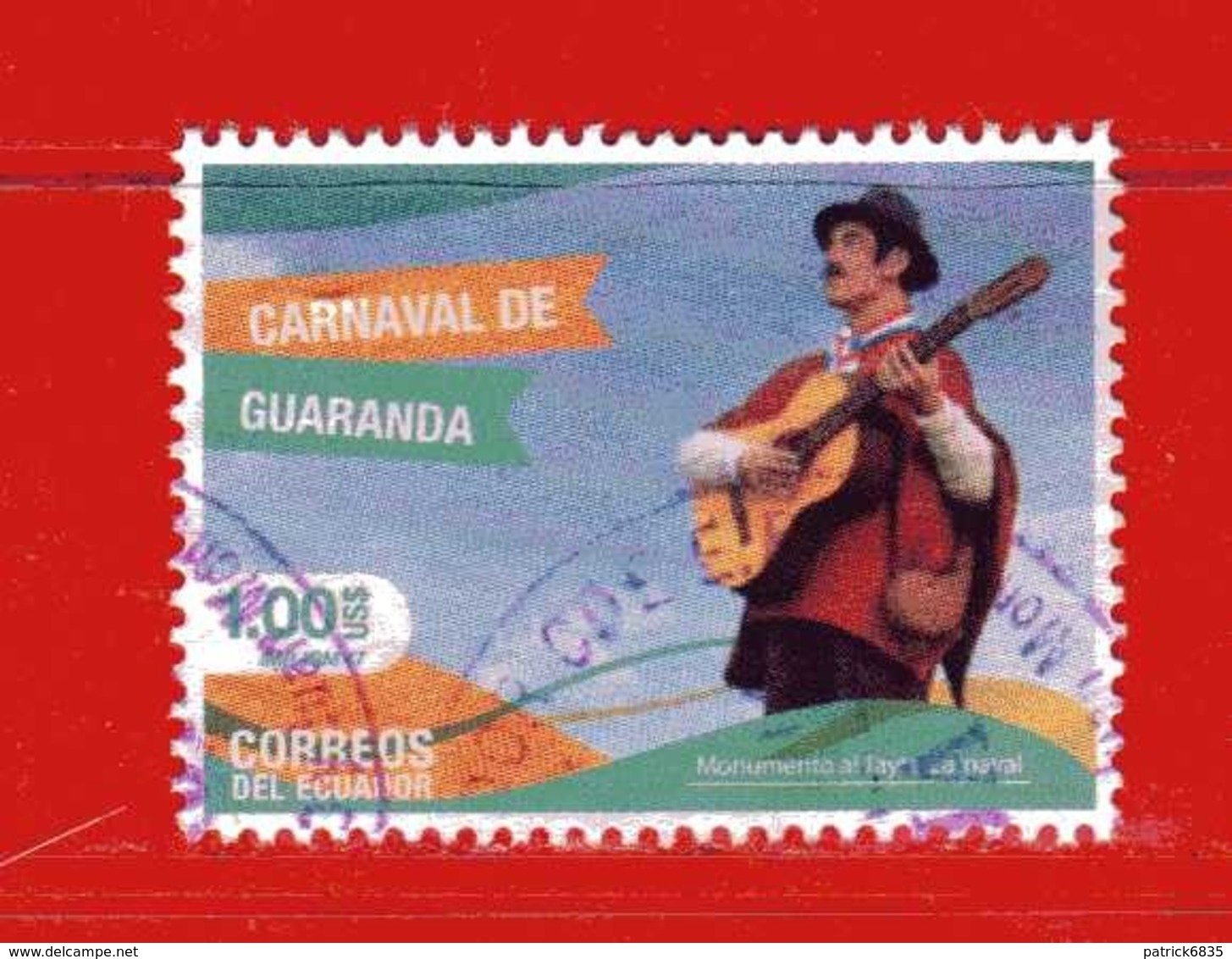 (Us3) Ecuador °- 2017 - Carnaval De GUARANDA.  -  Used. - Ecuador