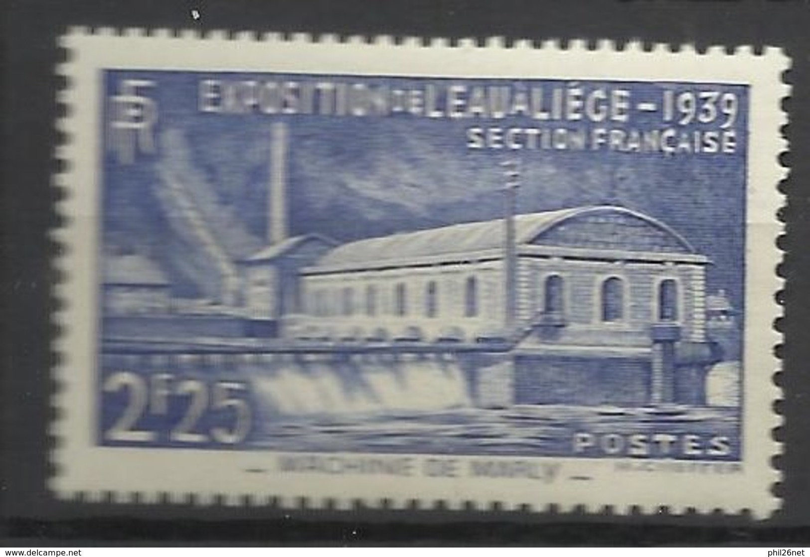 France N°   430  Exposition De L'eau à Liège Machine De Marly    Neuf * * TB  = MNH  VF    - Nuovi