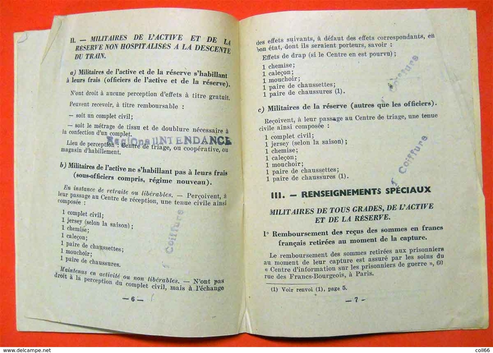 Ww2 RARE 1941 Notice-Mémento Prisonniers Libérés Etat Français  Maréchal Pétain Editeur Charles Lavauzellenon - Documents