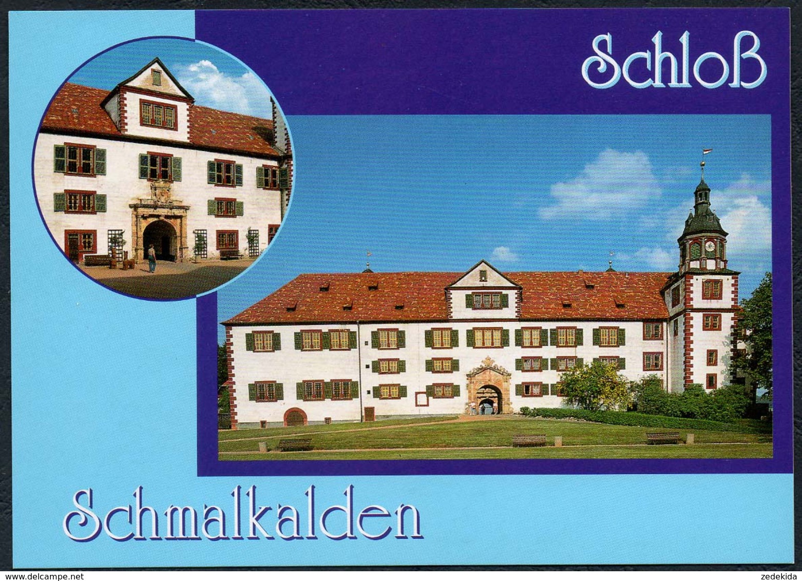 A6688 - TOP Schmalkalden Schloß - Verlag Bild Und Heimat Reichenbach - Schmalkalden