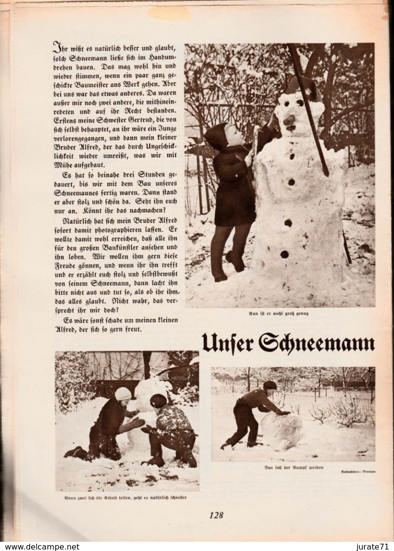 Hilf Mit! Illustrierte Deutsche Schülerzeitung,Heft 4 Von 1939,Hitler-Jugend,HJ - Kids & Teenagers