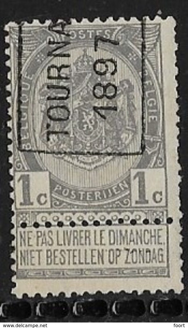 Tournai  1897  Nr. 108A - Rollenmarken 1894-99