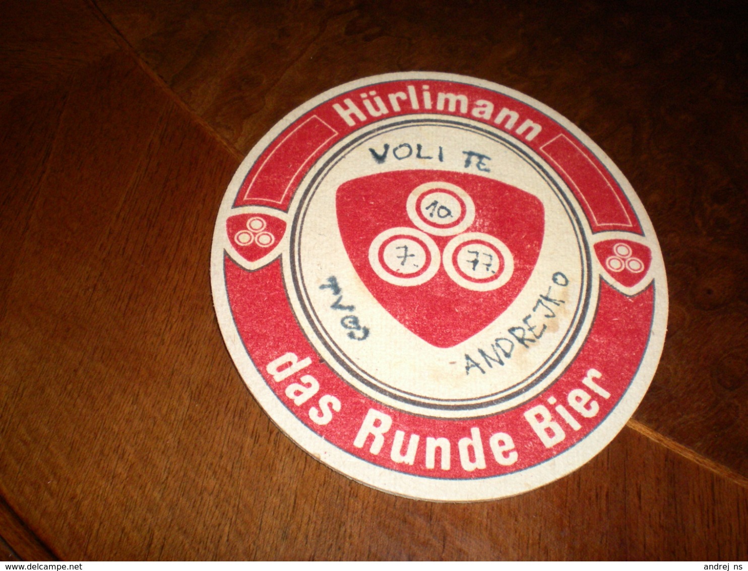 Hurlimann Das Runde Bier Stern Brau Das Stolze Zurcher Spezial - Portavasos