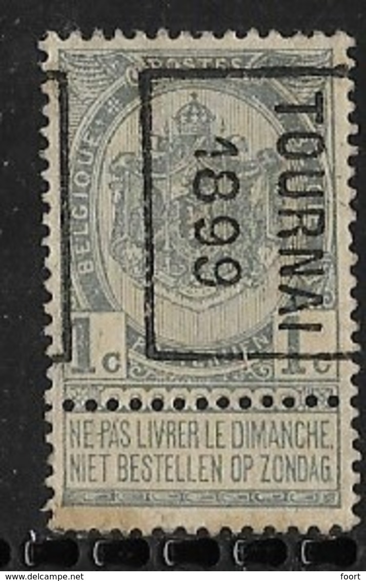 Tournai  1899  Nr. 232B - Roller Precancels 1894-99