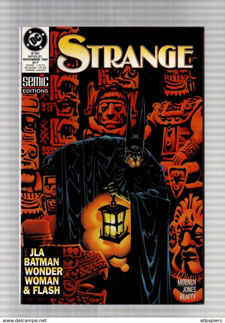 Comics Strange N°331 Batman - JLA - Wonder Woman - Flash De 1997 - Strange