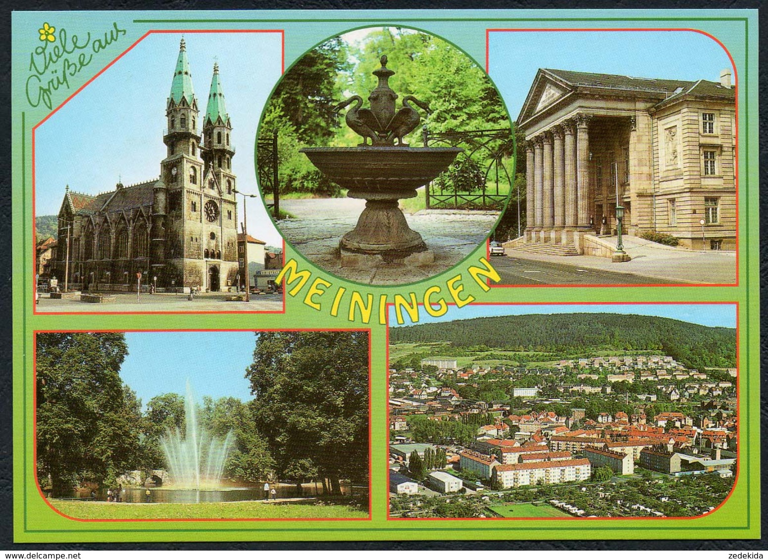 C7934 - TOP Meiningen Theater Kirche - Verlag Bild Und Heimat Reichenbach - Meiningen