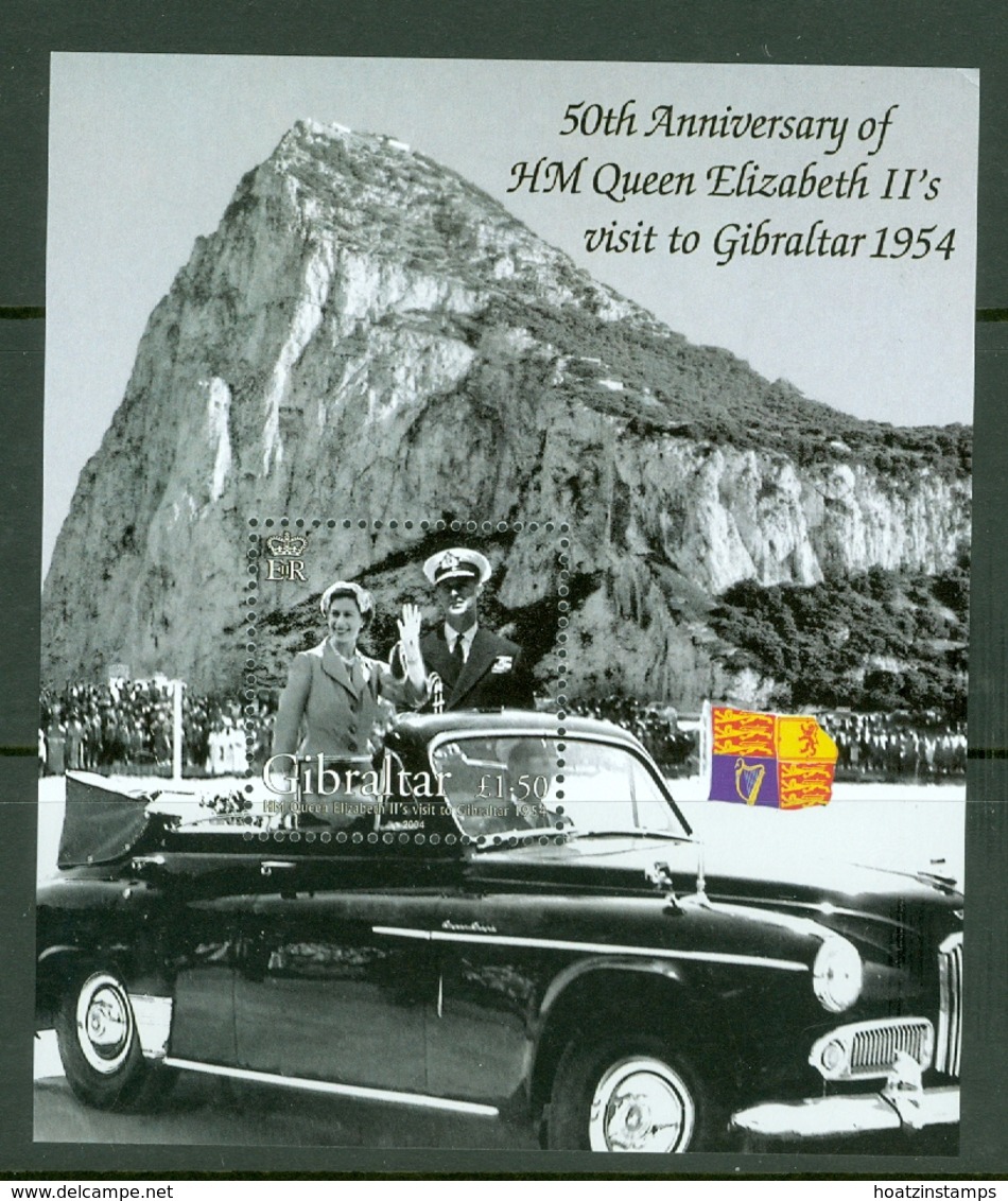 Gibraltar: 2004   50th Anniv Of Visit Of Queen  M/S   MNH - Gibraltar