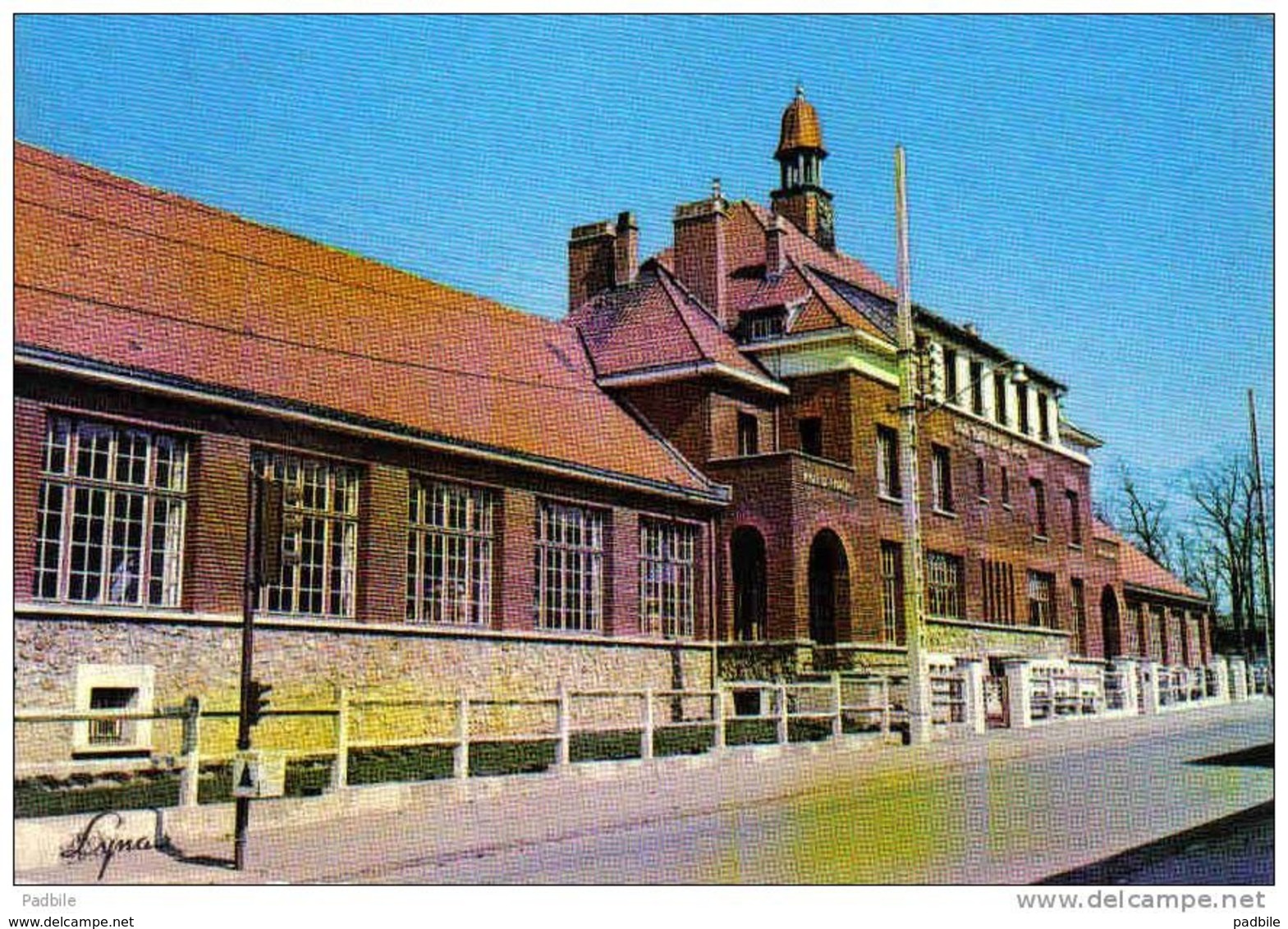 Carte Postale 78. Bois D'Arcy  Ecole Alexandre Turpault Trés Beau Plan - Bois D'Arcy