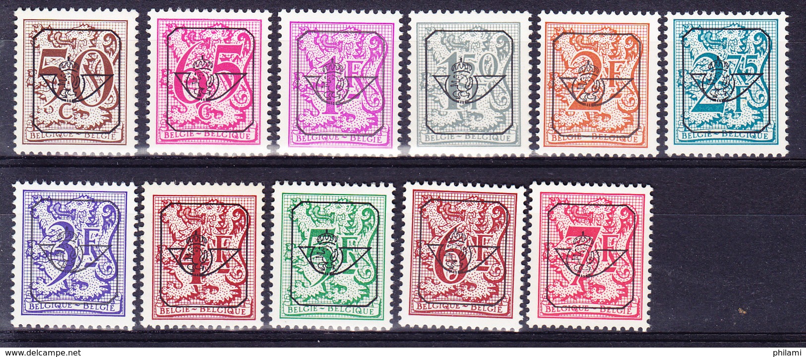 BELGIQUE COB PREO 62 POLYVAL ** MNH. (3T288) - Typo Precancels 1967-85 (New Numerals)