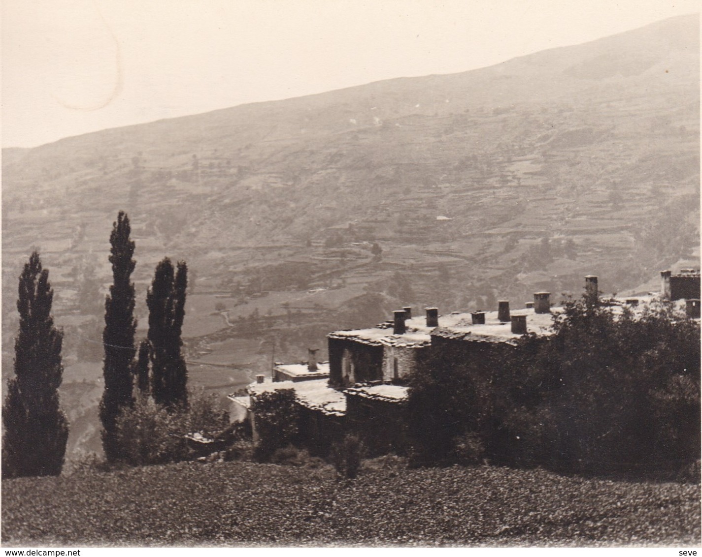 ALPUJARRA CAPILEIRA 1935 Photo Amateur Format Environ 7,5 Cm X 3,5 Cm - Lugares