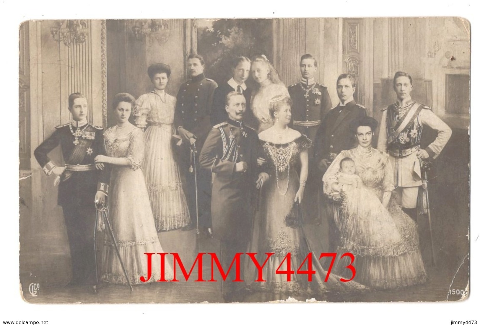 POSTKARTE - CPA  - Portrait D'une Famille Royale à Identifier - Tampon Daté De Metz Le 06/07/1907 - Familles Royales