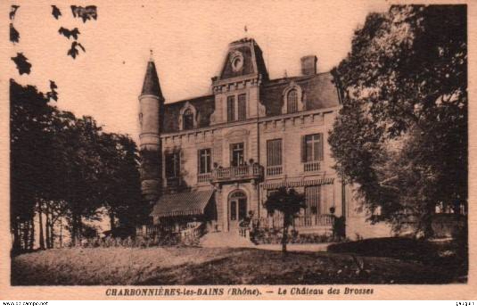 CPA - CHARBONNIERES LES BAINS - LE CHATEAU DES BROSSES ... - Charbonniere Les Bains