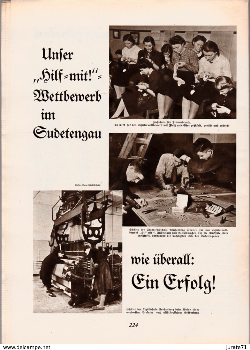 Hilf Mit! Illustrierte Deutsche Schülerzeitung,Heft 7 Von 1939,Hitler-Jugend,HJ,DJ,BDM,Pimpf - Kids & Teenagers