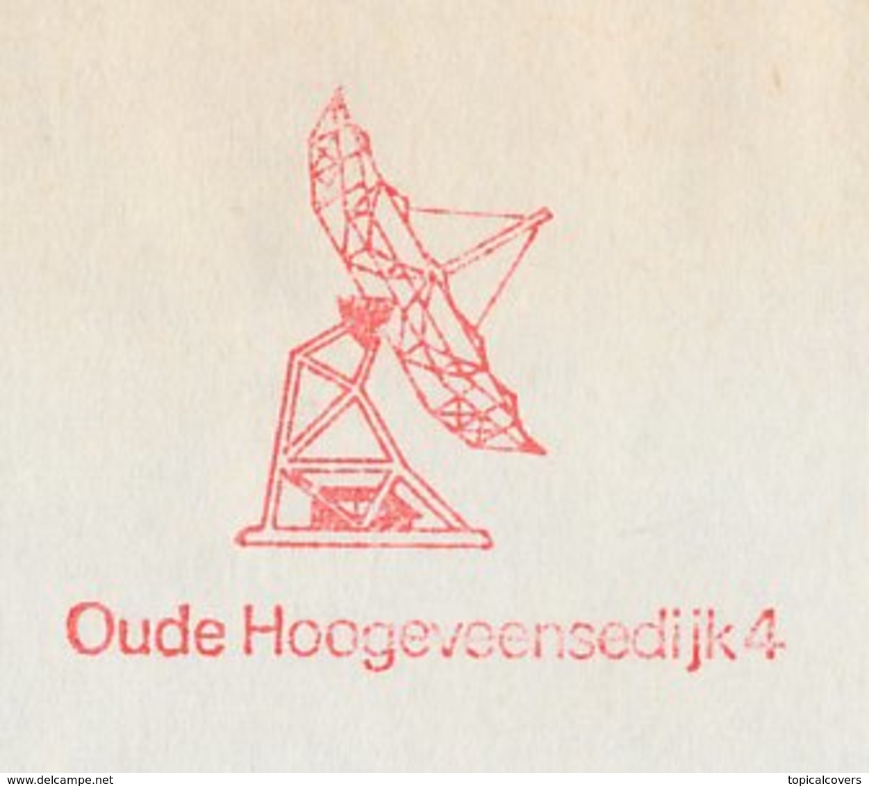 Meter Cover Netherlands 1978 Telescope - Foundation Radio Radiation Of Sun And Milky Way - Astronomie