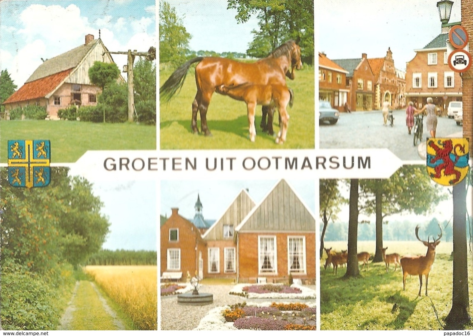 NL - Ov - Groeten Uit Ootmarsum -Multivues / Multiview / Mehrbildkarte  (circ. 1971) [Dinkelland] - Ootmarsum