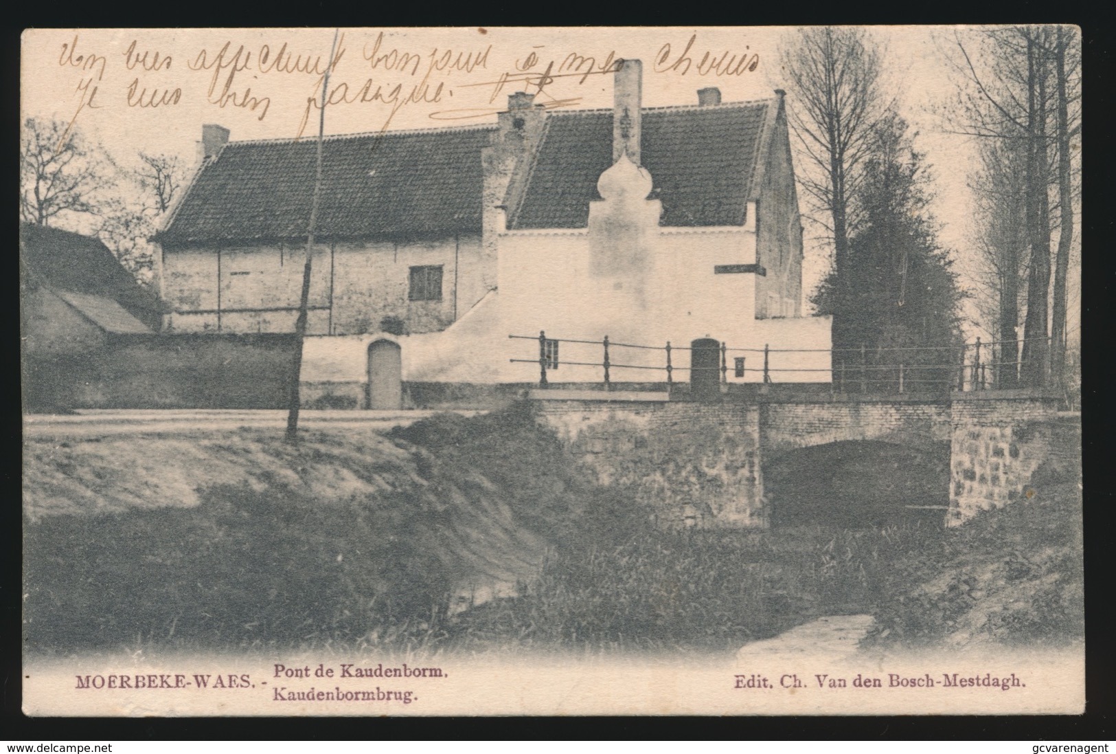 MOERBEKE  WAES  PONT DE KAUDENBORM  KAUDENBORMBRUG - Moerbeke-Waas