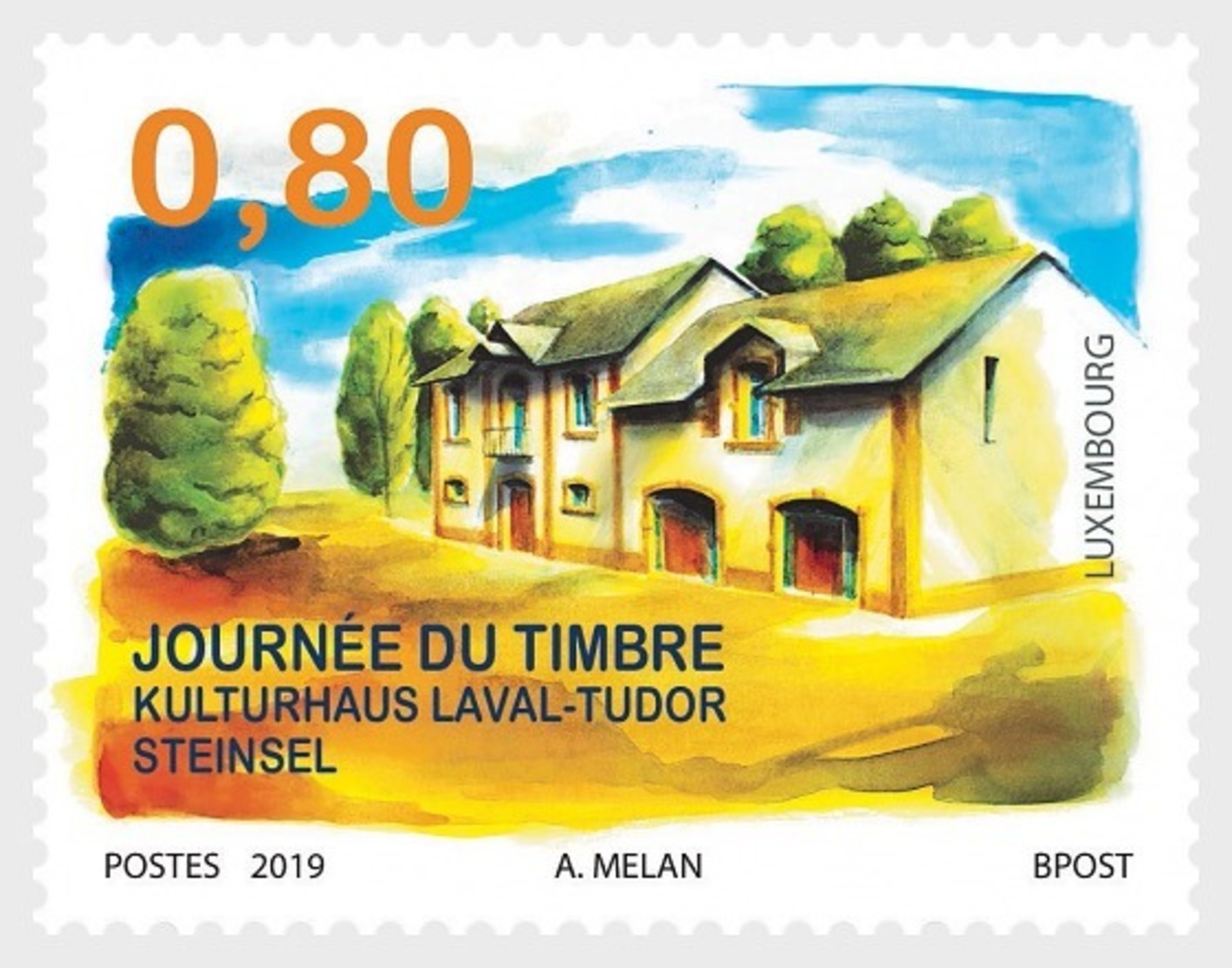 H01 Luxembourg 2019 Day Of The Stamp  MNH Postfrisch - Neufs