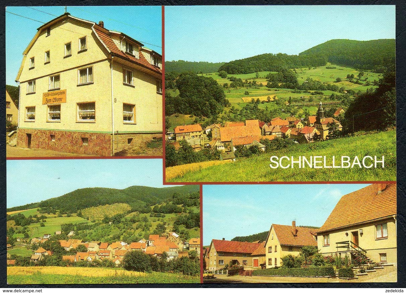 C7959 - TOP Schnellbach Kr.Schmalkalden FDGB Erholungsheim Zum Löwen - Verlag Bild Und Heimat Reichenbach - Schmalkalden