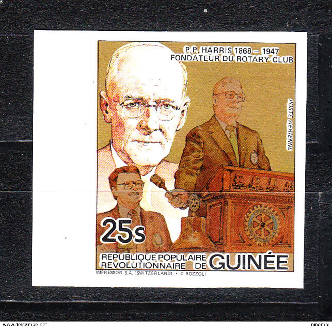 Guinea  - 1984.P. Harris. Imperforated - Rotary, Lions Club