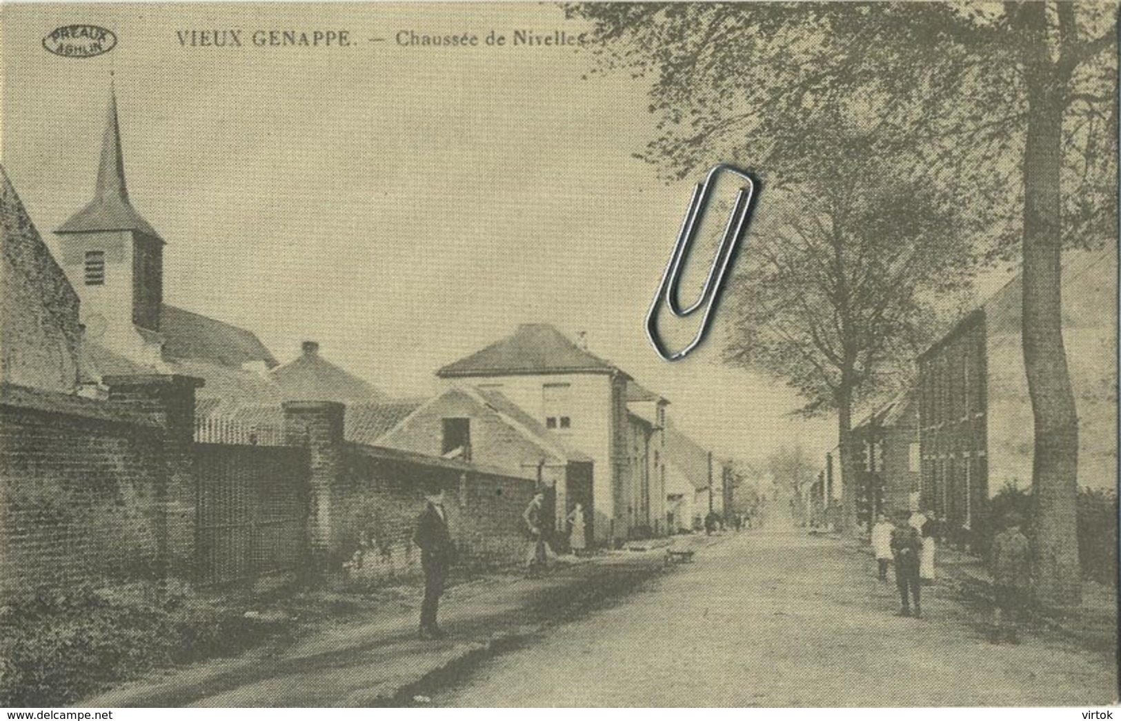 Vieux Genappe :  Chaussée De Nivelles    (  Verso  élections )    (  2 Scans ) - Genappe