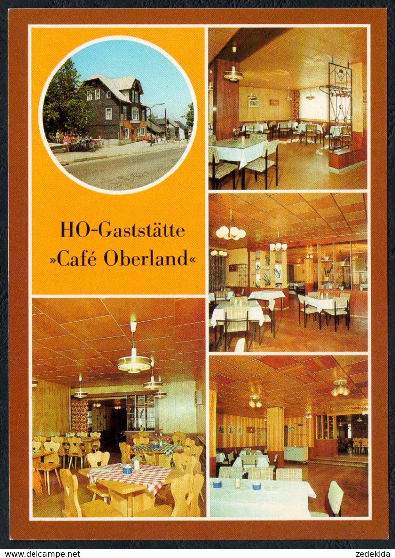 C7969 - TOP Neuhaus  Am Rennweg - HO Gaststätte Cafe Oberland - Verlag Bild Und Heimat Reichenbach - Neuhaus