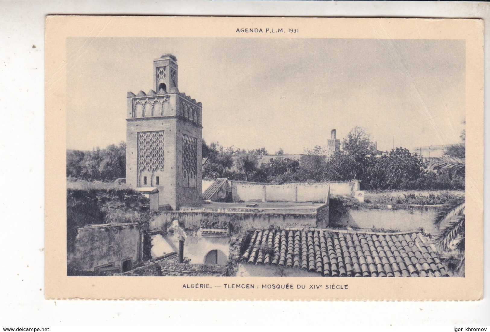 (28) Algerie Tlemcen Mosquee Du XIV Siecle - Autres & Non Classés