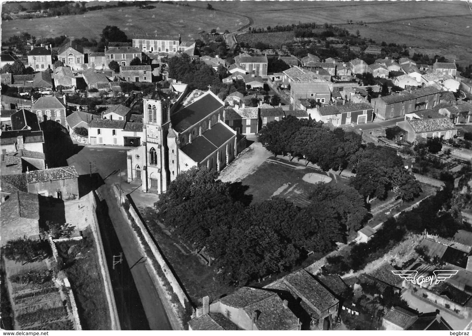 CHAILLE LES MARAIS      VUE AERIENNE - Chaille Les Marais