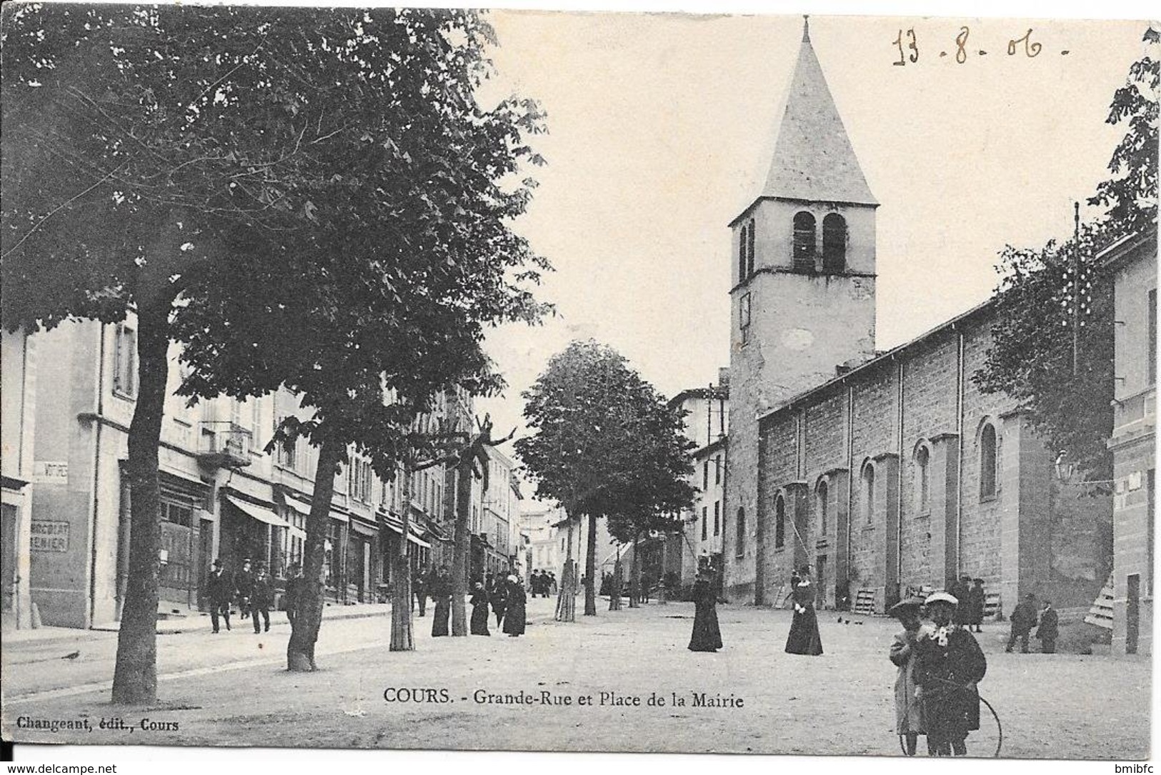 COURS - Grande Rue Et Place Du Marché - Cours-la-Ville