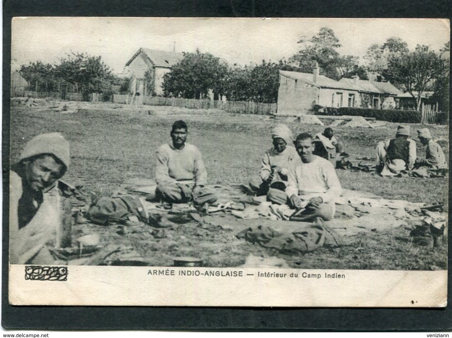 CPA - ARMEE INDIO-ANGLAISE - Intérieur Du Camp Indien, Animé - Guerre 1914-18