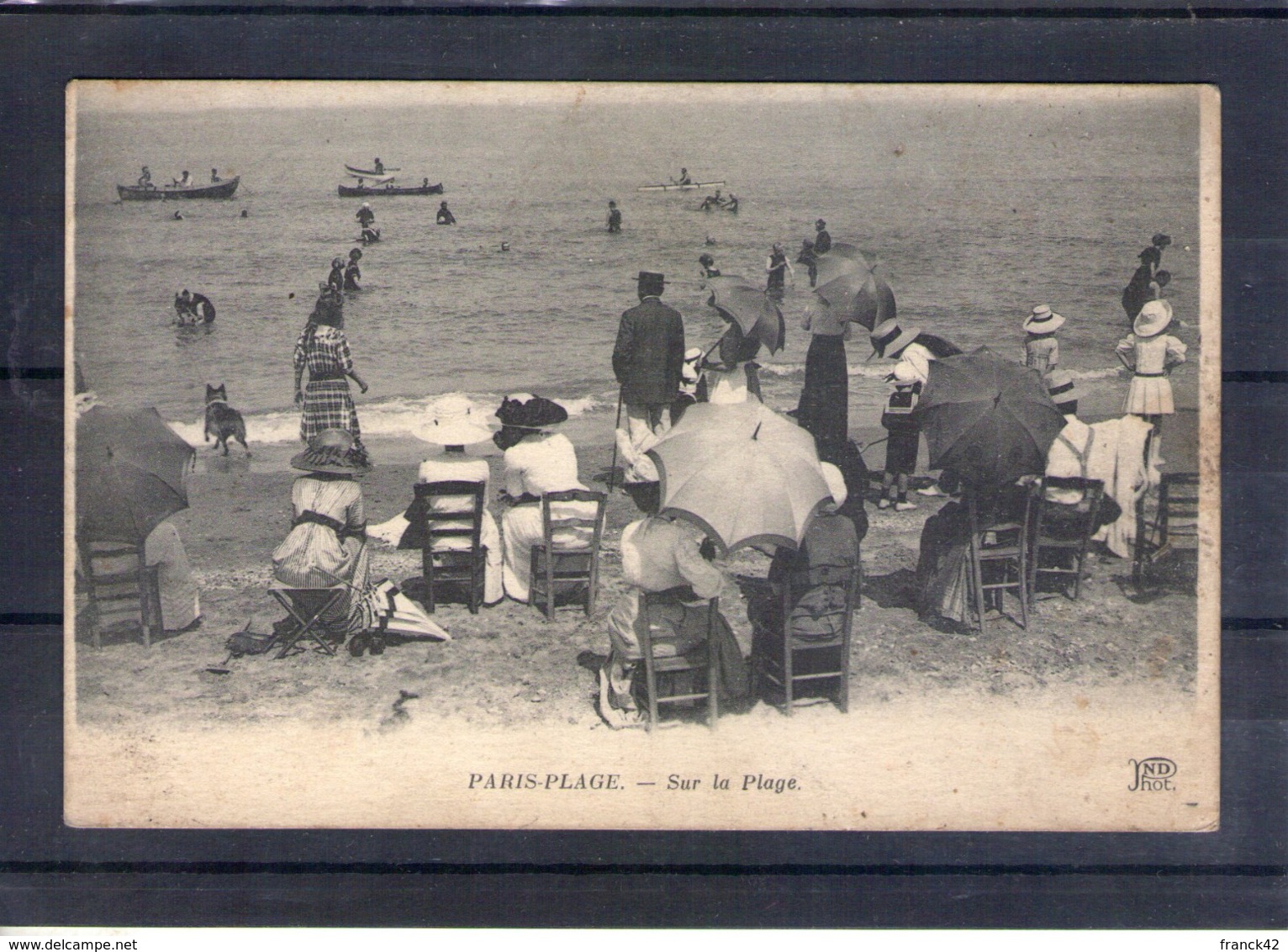 62. Paris Plage. Sur La Plage - Le Touquet