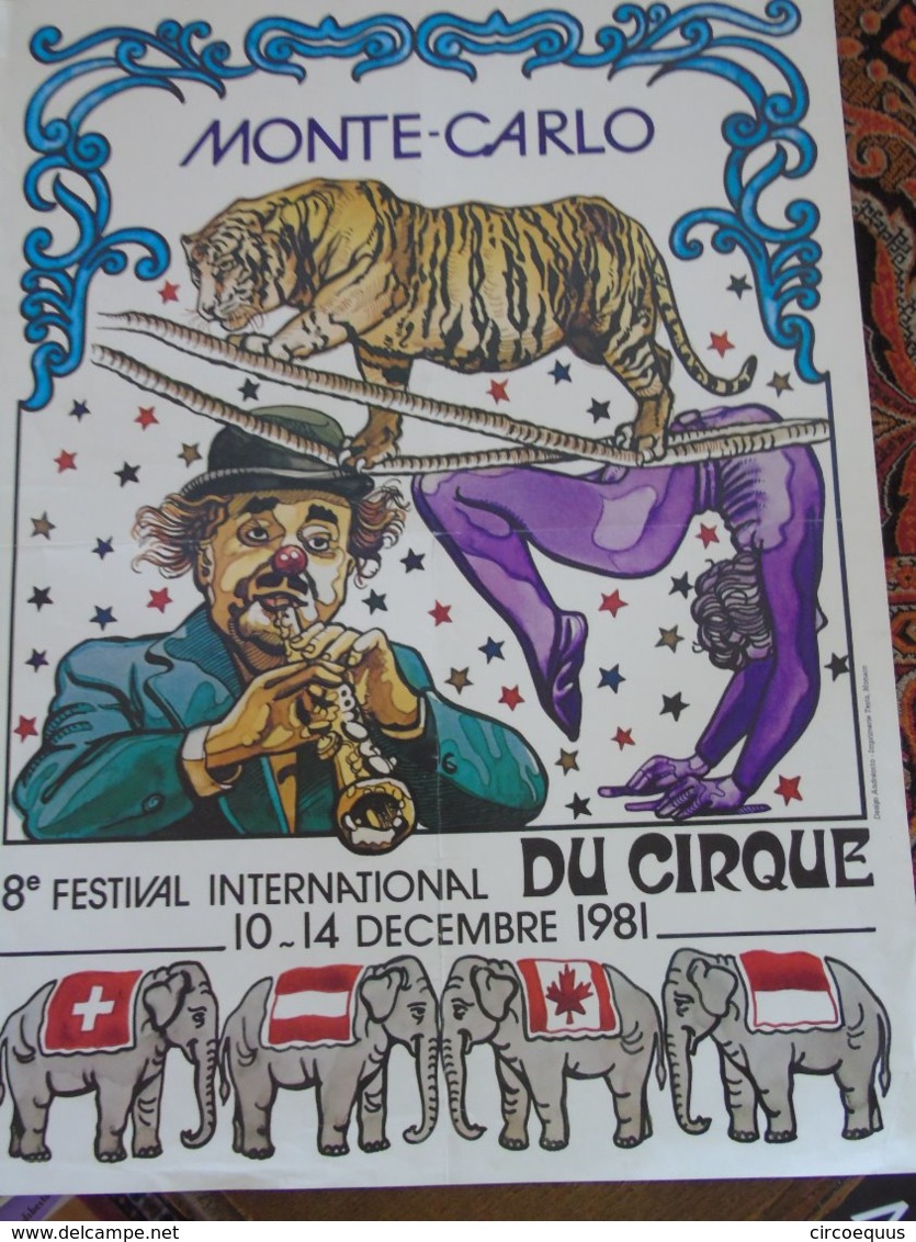 Circus Cirque Circo Moanco Monte Carlo Festival - Andere & Zonder Classificatie