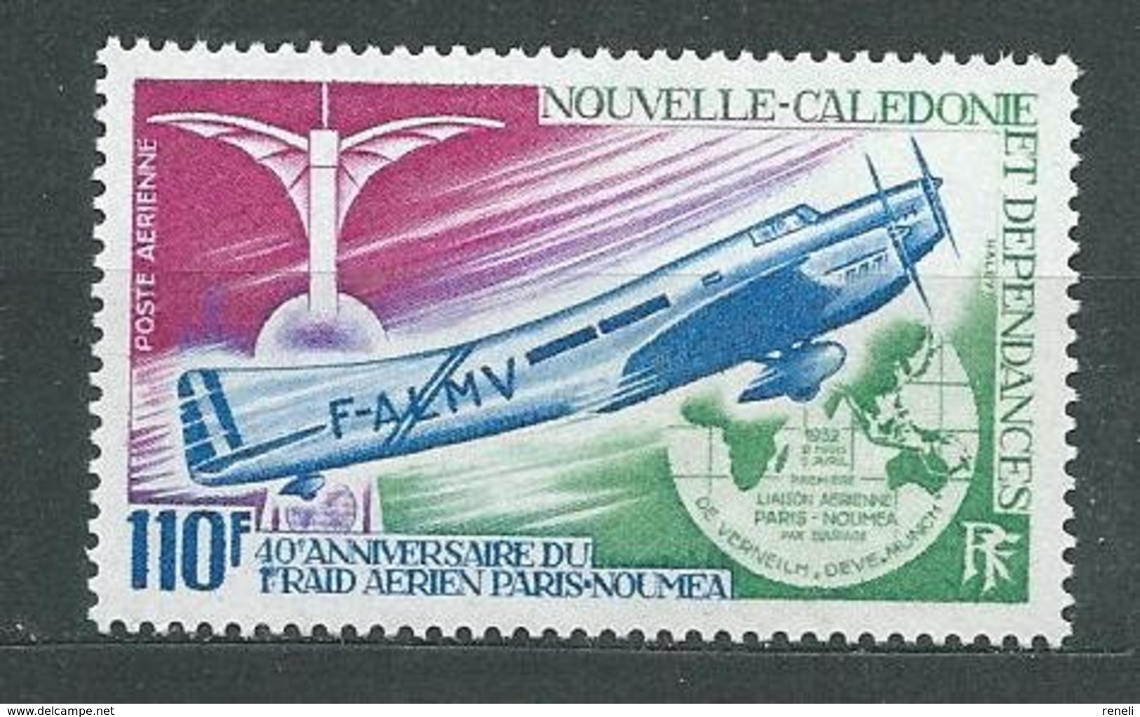 NOUVELLE-CALEDONIE PA N° 131 ** TB - Neufs