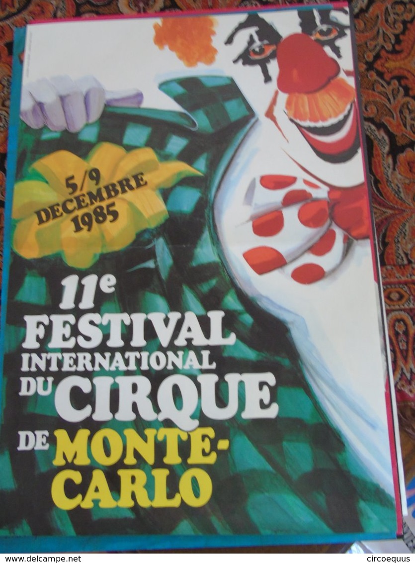 Festival Monaco Monte Carlo Circus Cirque Circo Zirkus - Autres & Non Classés