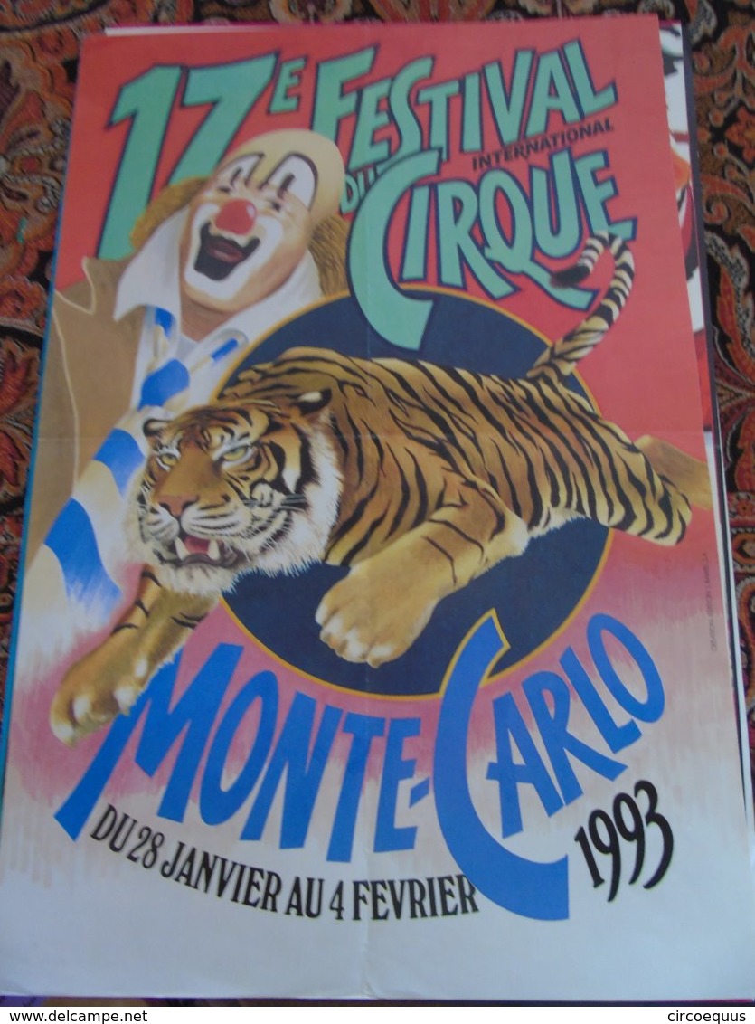 Festival Monaco Monte Carlo Cirque Circus Circo Zirkus - Andere & Zonder Classificatie