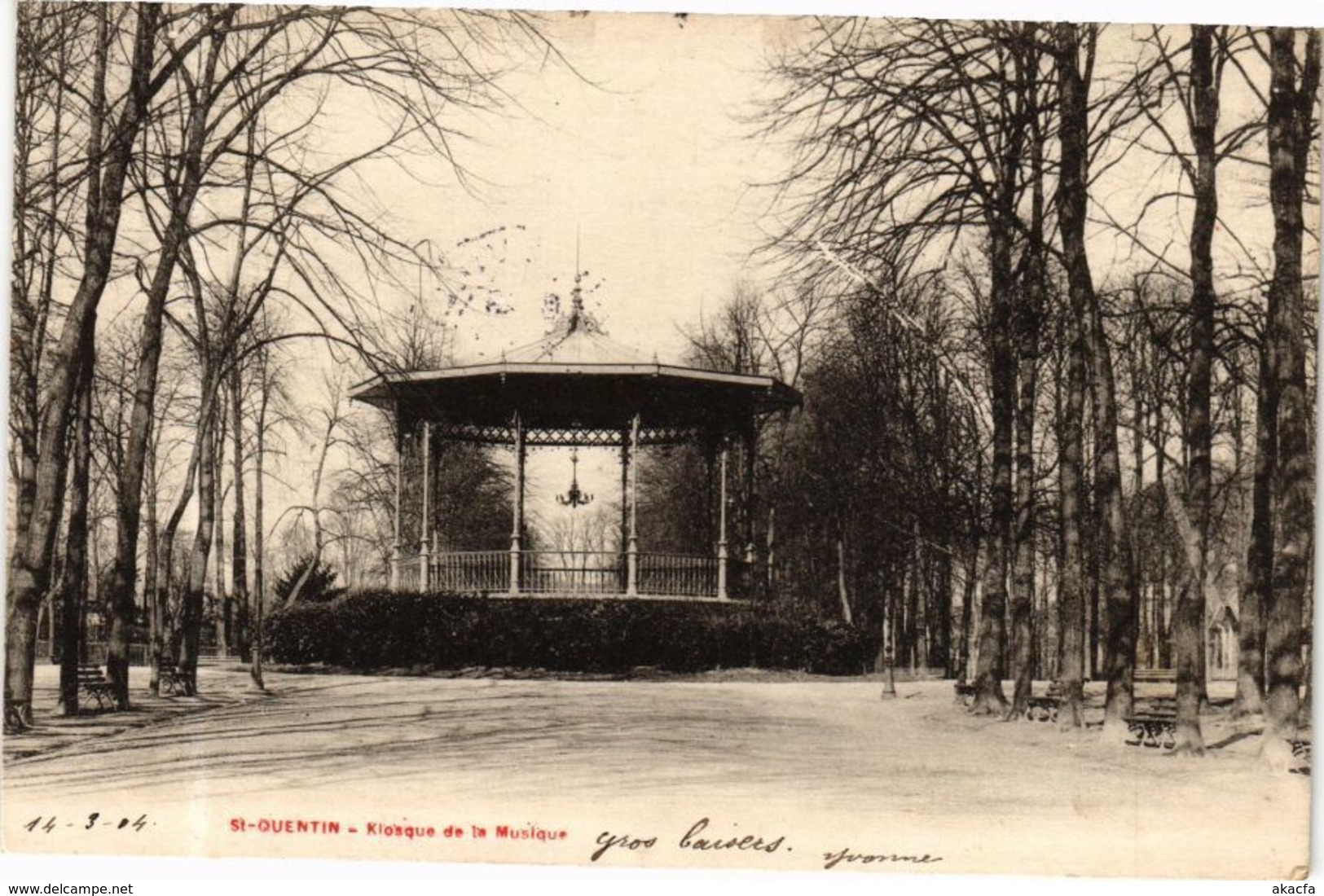 CPA ST-QUENTIN Kiosque De La Musique (280326) - Saint Quentin