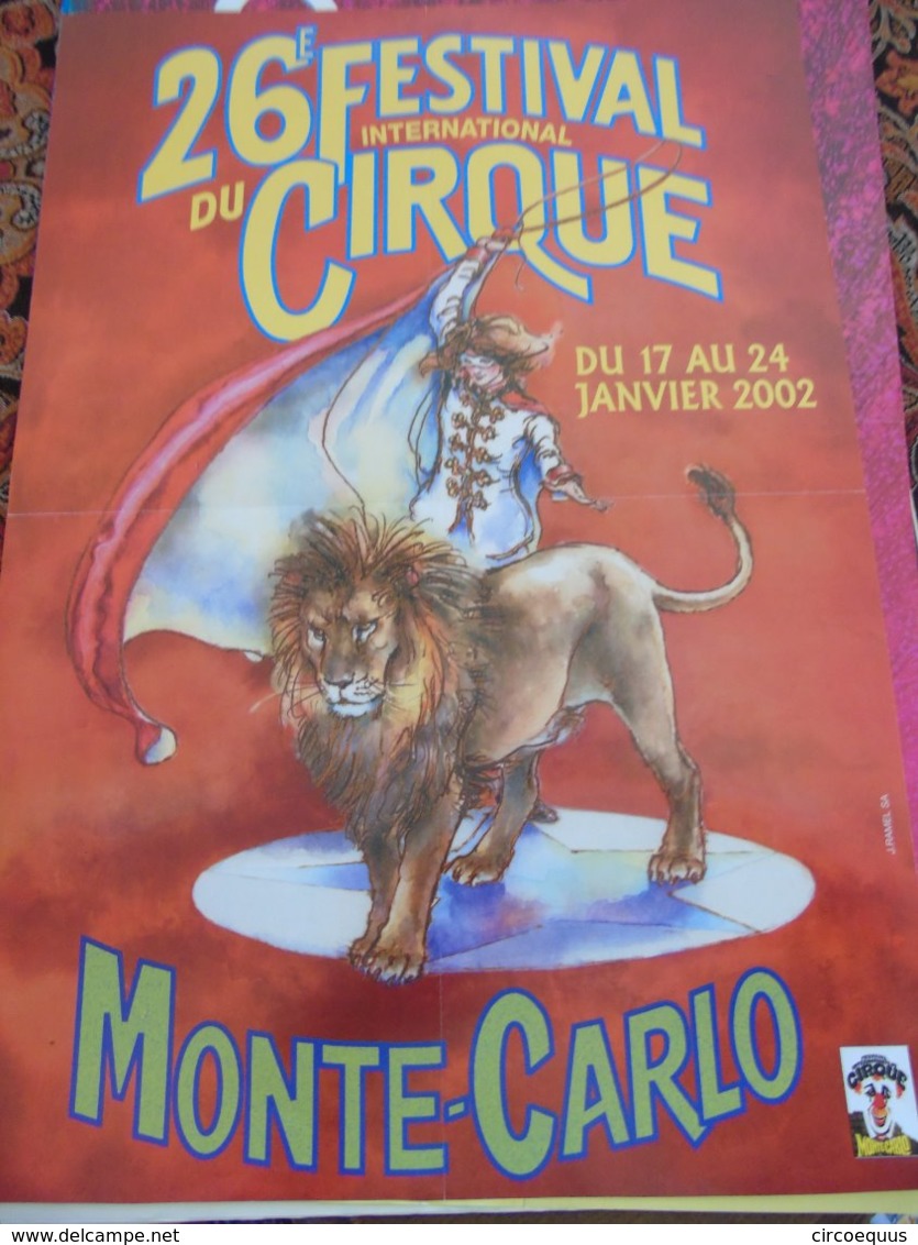 Festival Circus Cirque Circo Zirkus Monte Carlo Monaco - Andere & Zonder Classificatie