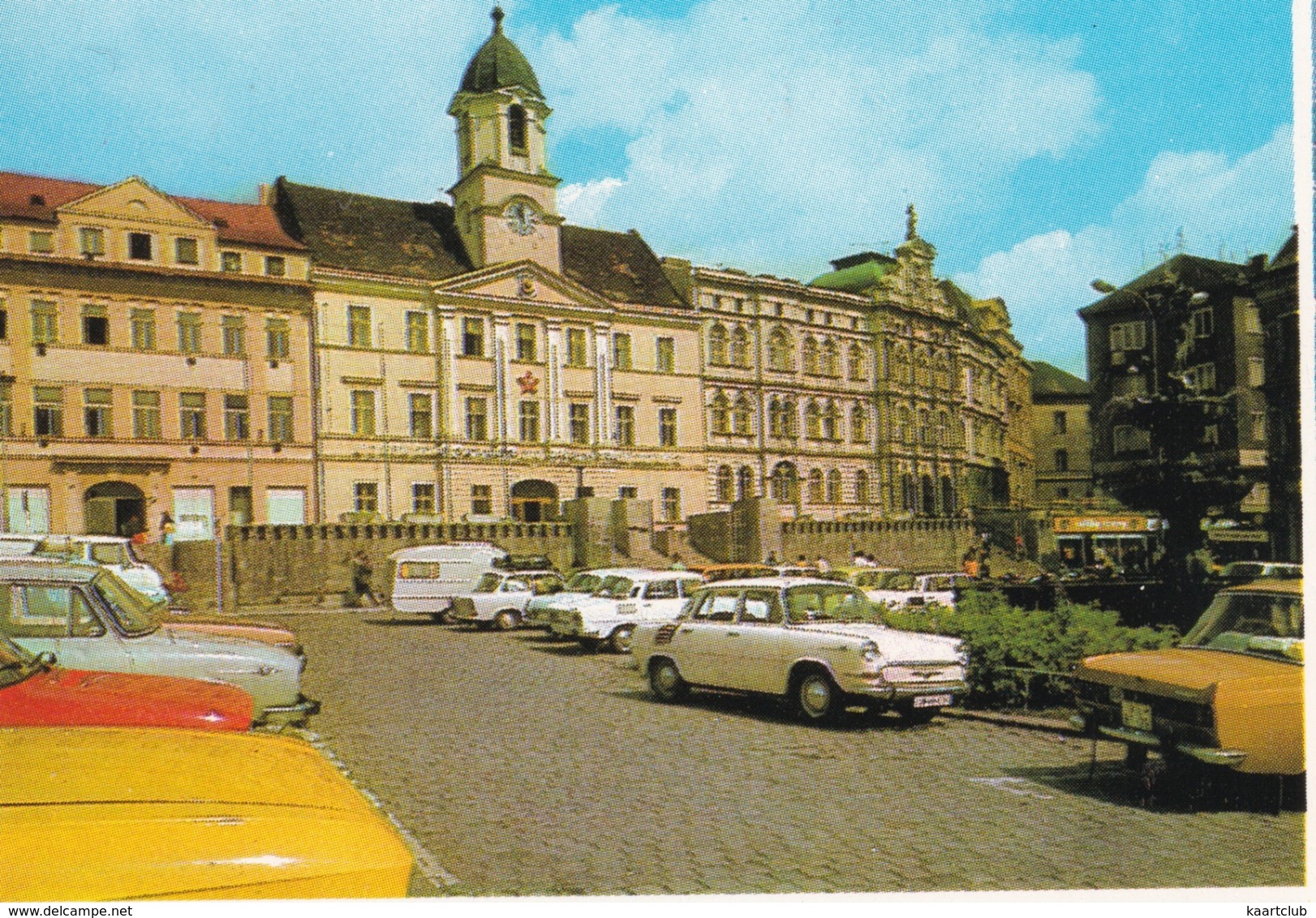 Teplice: SKODA 1000MB, MOSKVITCH 408 - Marxovo Namesti, Zimni Stadión, Koupalisté - Piscine/Swimming-pool - (CSSR) - Toerisme