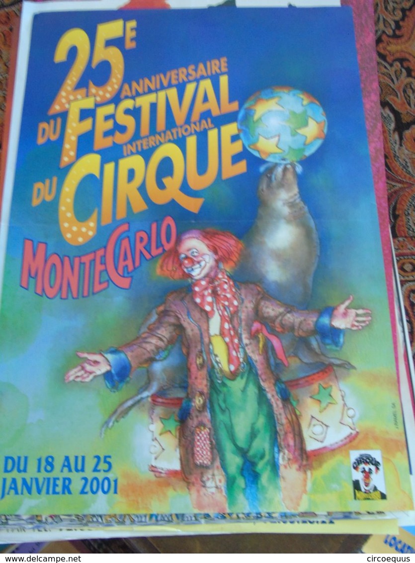 Festival Circus Cirque Circo Zirkus Monte Carlo Monaco - Autres & Non Classés