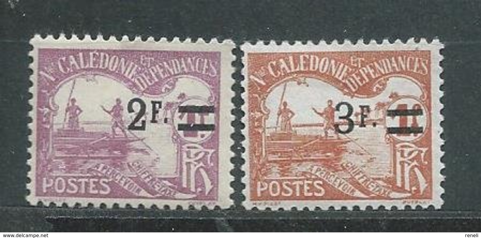 NOUVELLE-CALEDONIE TIMBRE-TAXE  N°  24/25  *  TB 8 - Timbres-taxe