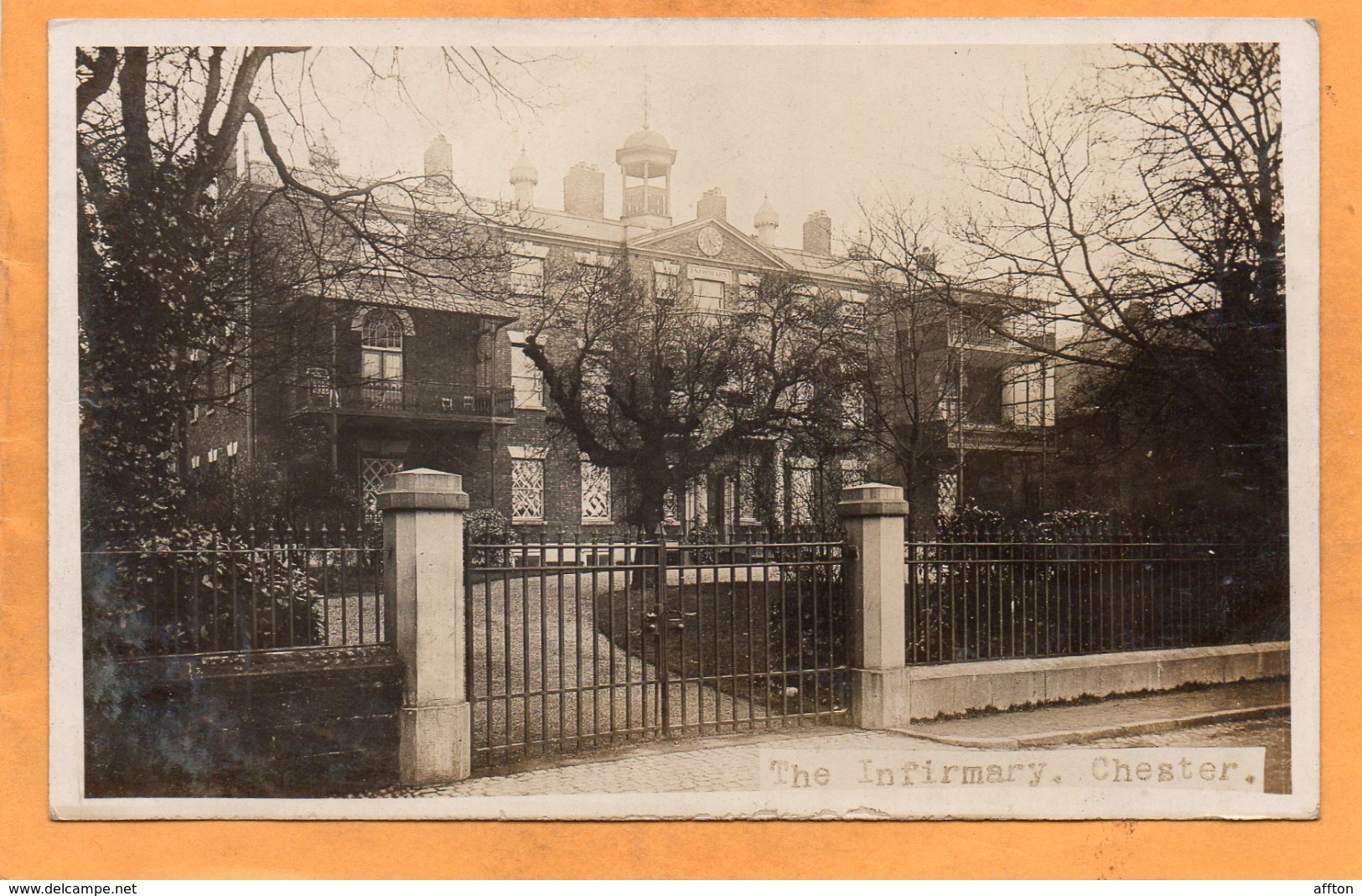 Chester UK 1908 Real Photo Postcard - Chester