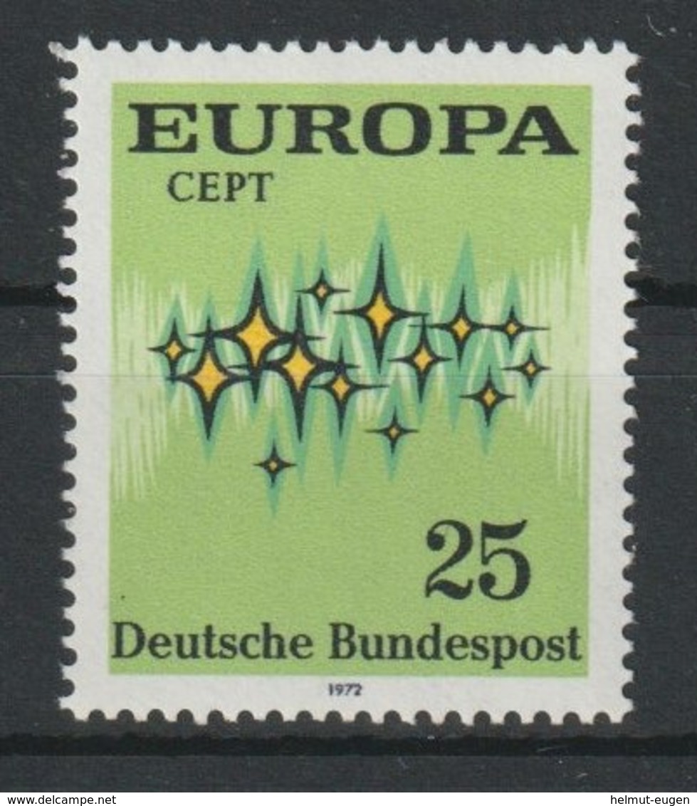 MiNr. 716  Deutschland Bundesrepublik Deutschland 1972, 2. Mai. Europa. - Ungebraucht