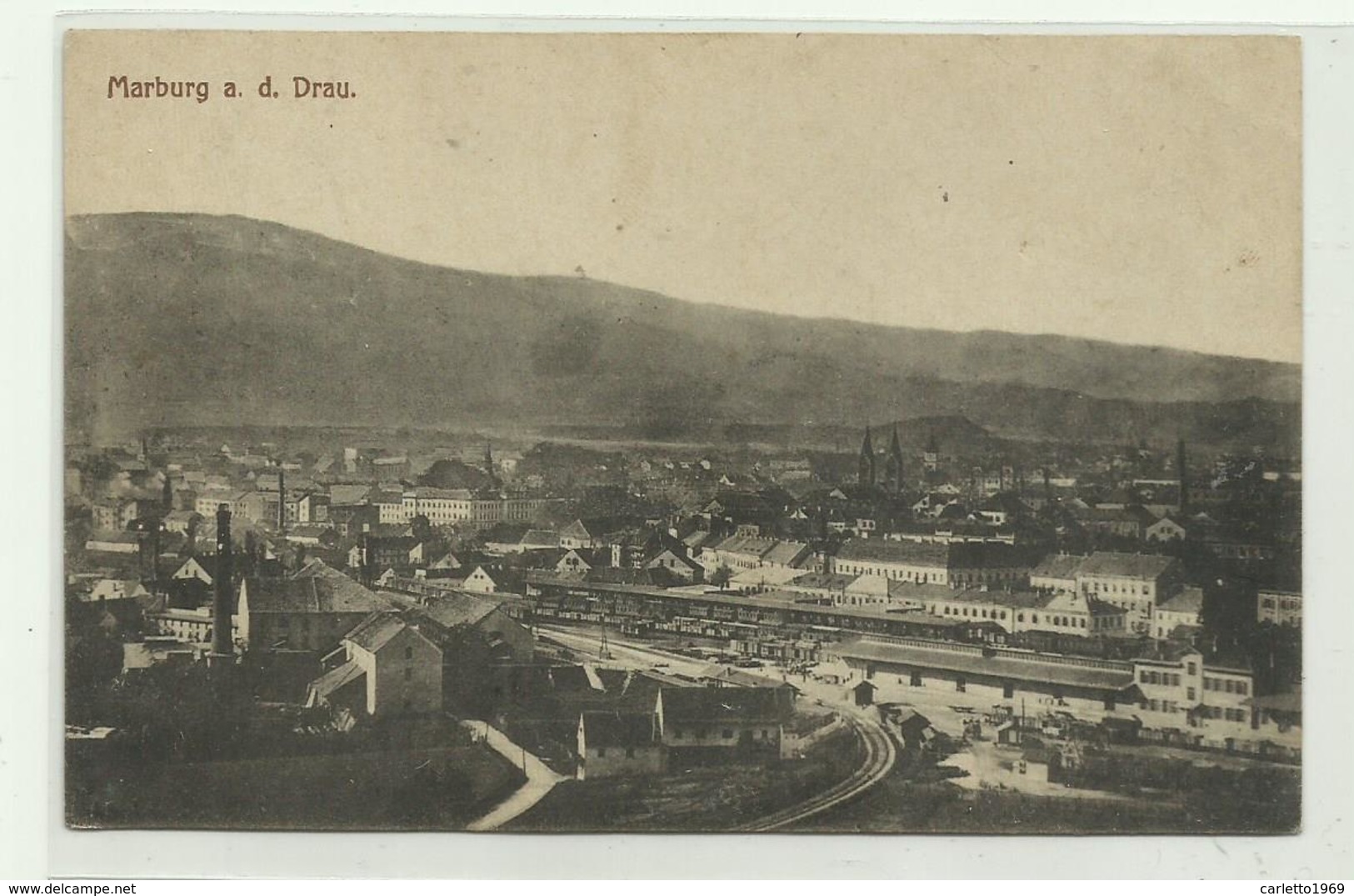 MARBURG A.D. DRAU 1918   VIAGGIATA FP - Marburg