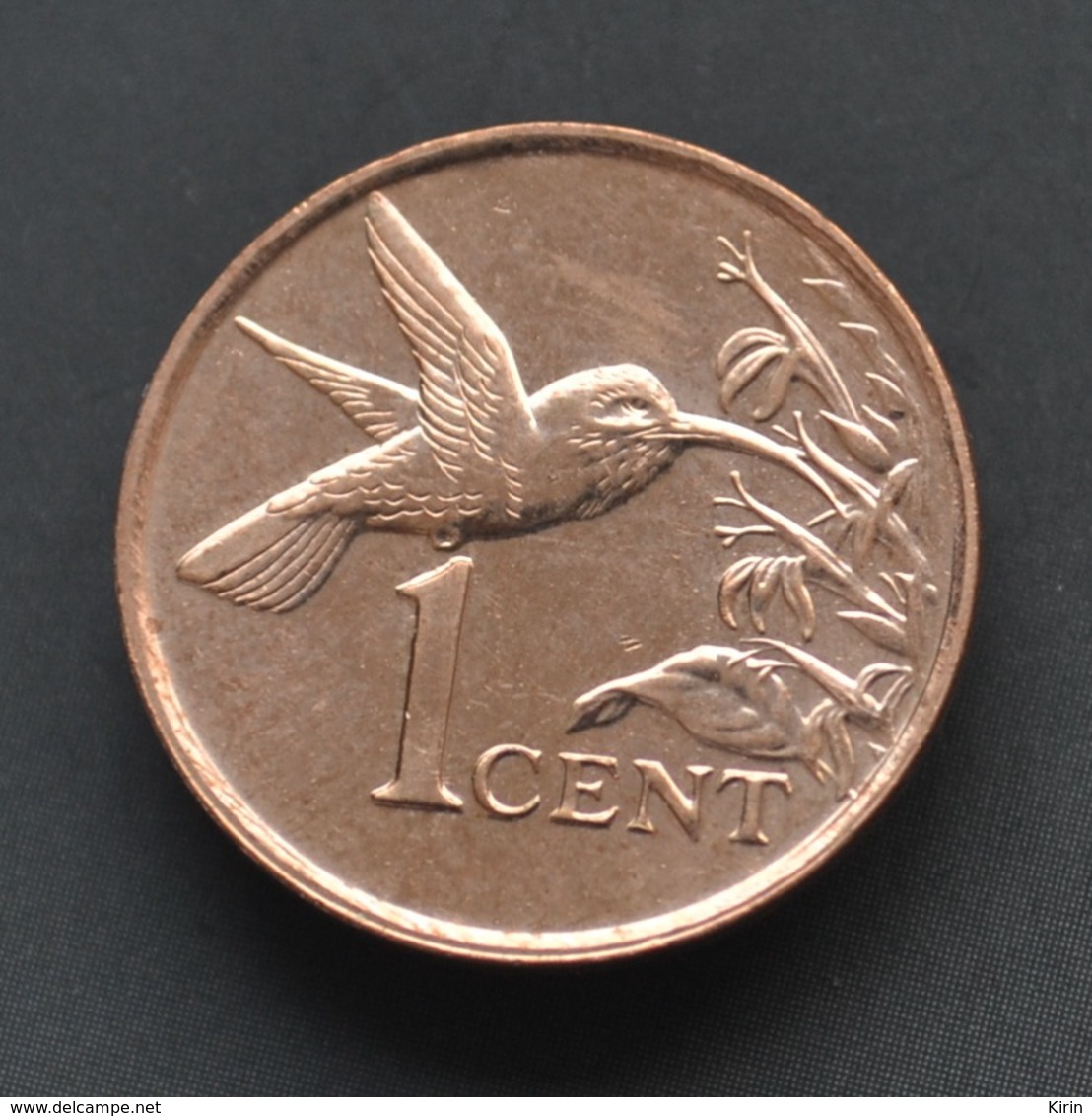 Trinidad And Tobago 1 Cents. Km29 South America. UNC Hummingbird. Animal Coin. - Trinidad En Tobago