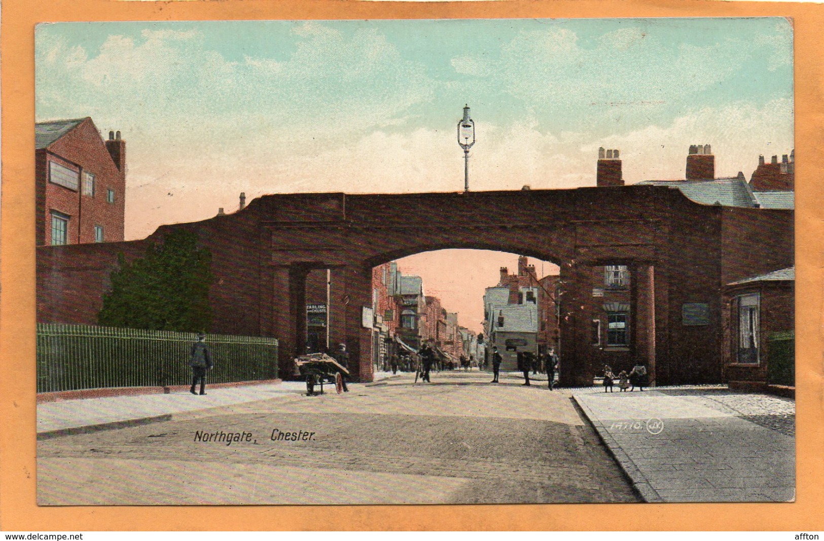 Chester UK 1908 Postcard - Chester
