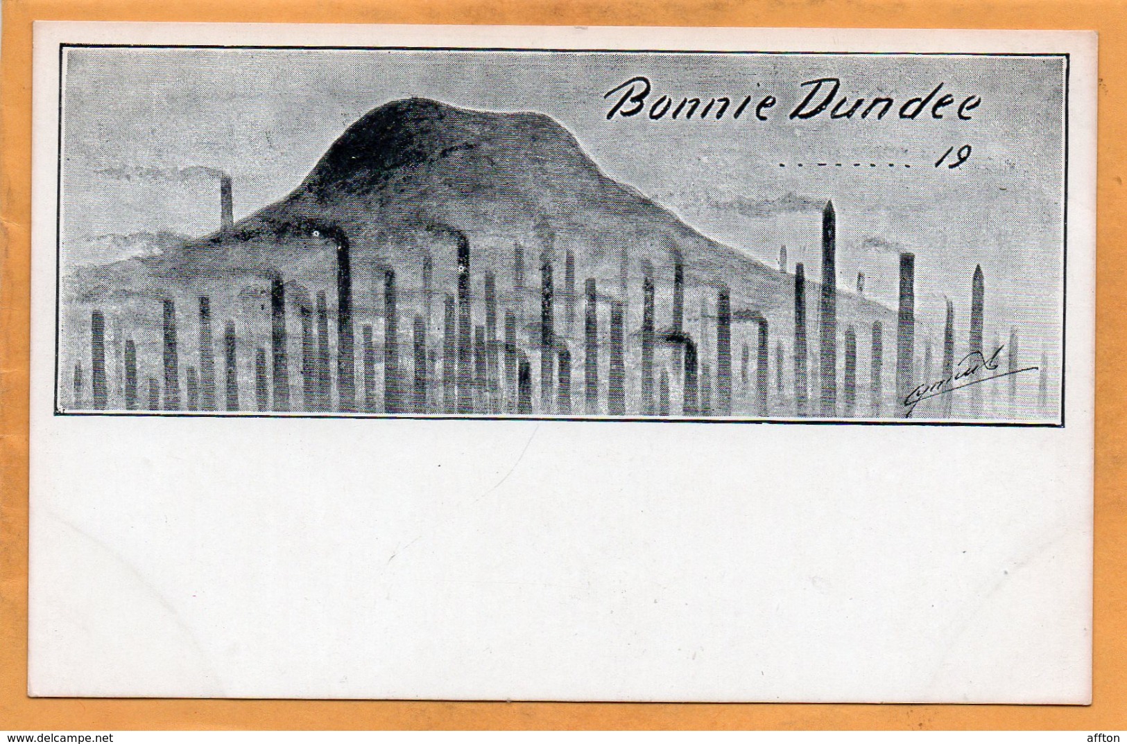 Dundee UK 1908 Postcard - Angus