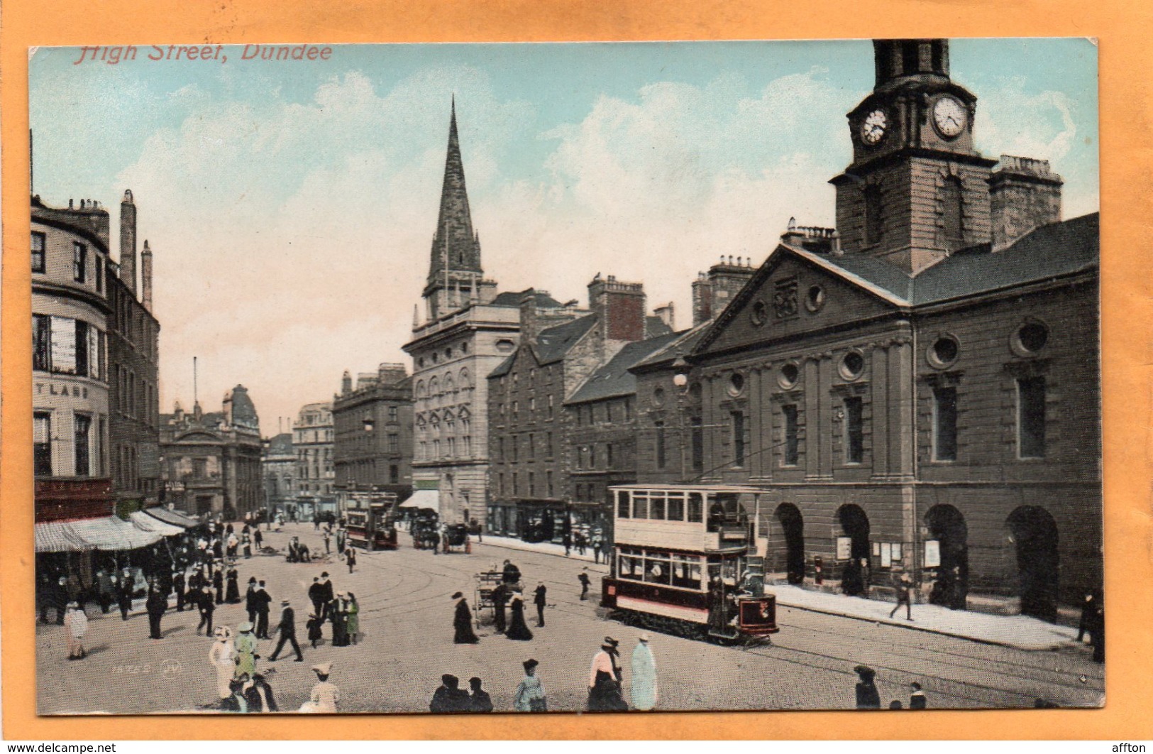 Dundee UK 1908 Postcard - Angus